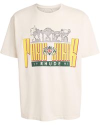 Rhude - Cotton Trofeo Print T-Shirt - Lyst