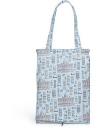 Harrods - Recycled London Town Pocket Shopper Bag - Lyst