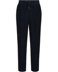 Brunello Cucinelli - Cotton Drawstring Trousers - Lyst