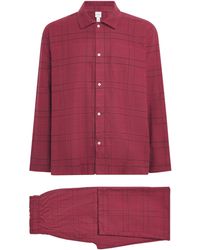 Calvin Klein - Cotton Flannel Pyjama Set - Lyst