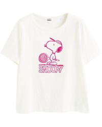 Chinti & Parker - Organic Cotton Retro Snoopy T-shirt - Lyst