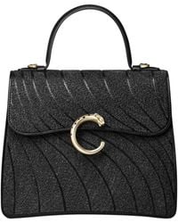Cartier - Small Leather Panthère De Top-Handle Bag - Lyst