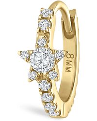 Maria Tash - Diamond Star Eternity Hoop Earring - Lyst
