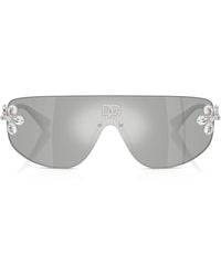 Dolce & Gabbana - Metal Dg2333B Rectangle Sunglasses - Lyst
