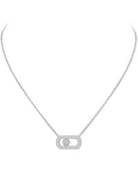 Messika - So Move And Diamond Pavé Necklace - Lyst