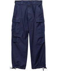 Prada - Cotton Cargo Pants - Lyst