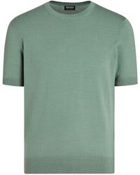 Zegna - Premium Cotton T-shirt - Lyst