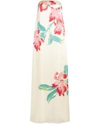 Rebecca Vallance - Silk Sunblush Bloom Maxi Dress - Lyst