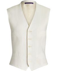 Ralph Lauren - Linen Jaiden Waistcoat - Lyst