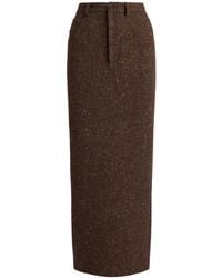 Ralph Lauren - Donegal Tweed Fontaine Maxi Skirt - Lyst