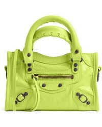 Balenciaga - Nano Leather Le City Top-Handle Bag - Lyst