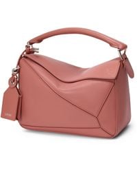 Loewe - Small Leather Featherlight Puzzle Top-Handle Bag - Lyst