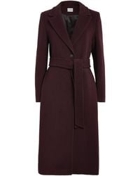 Claudie Pierlot - Wool-Cotton Belted Trench Coat - Lyst
