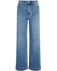 PAIGE - Anessa Wide-Leg Jeans - Lyst