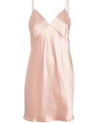 Olivia Von Halle - Silk Xena Slip Dress - Lyst