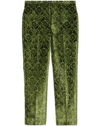 Burberry - Baroque Velvet Tailored Trousers - Lyst