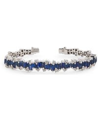 Suzanne Kalan - Diamond And Sapphire And Shimmer Audrey Bangle - Lyst