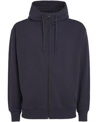 BOSS - Cotton-Blend High-Neck Zip Hoodie - Lyst