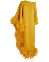 ‎Taller Marmo - Feather-trim Ubud Extravaganza Dress - Lyst