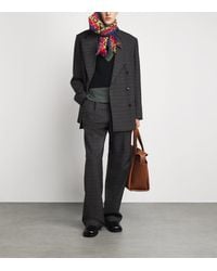 Dries Van Noten - Wool Straight Trousers - Lyst