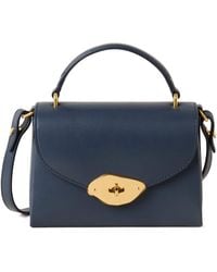 Mulberry - Small Leather Lana Top-Handle Bag - Lyst