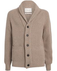 Harrods - Cashmere Shawl-Collar Cardigan - Lyst