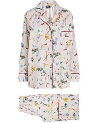 Polo Ralph Lauren - Ski Print Madison Pyjama Set - Lyst