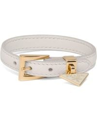 Prada - Saffiano Leather Bracelet - Lyst