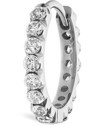 Maria Tash - Invisible Set Diamond Eternity Hoop Earring - Lyst