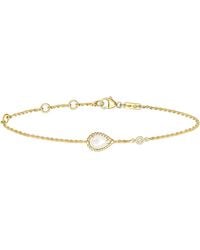 Boucheron - Yellow Gold, Diamond And Mother-of-pearl Serpent Bohème Bracelet - Lyst
