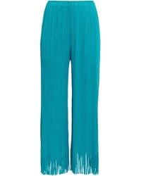 Pleats Please Issey Miyake - Wave Wide-Leg Trousers - Lyst