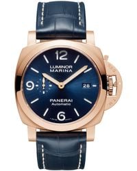 Panerai - Goldtech Luminor Marina Watch - Lyst