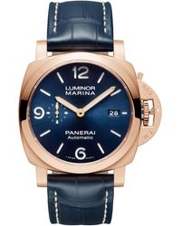 Panerai - Goldtech Luminor Marina Watch - Lyst