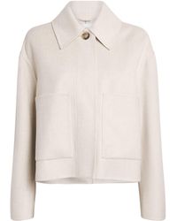 JOSEPH - Wool-Silk Cropped Kalaa Jacket - Lyst