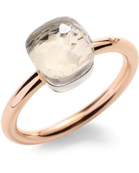 Pomellato - Mixed And Topaz Nudo Petit Ring - Lyst