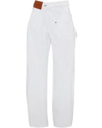 JW Anderson - Crystal-embellished Twisted Jeans - Lyst