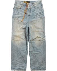 パンツ TOMOBALENCIAGA Cut Up Baggy Pants BALENCIAGA Cut-up Baggy Pants in Black | REVERSIBLE