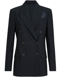 Brunello Cucinelli - Wool-Blend Double-Breasted Jacket - Lyst