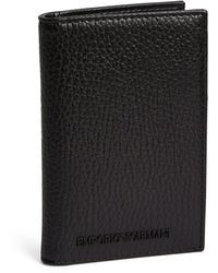Emporio Armani - Leather Bifold Card Holder - Lyst