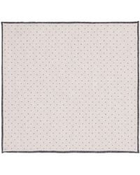 Eleventy - Cotton-Wool Geometric Pocket Square - Lyst