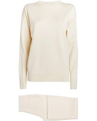 Olivia Von Halle - Silk-Blend Carmel Tracksuit - Lyst