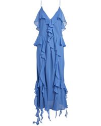 Khaite - Silk Ruffled Pim Maxi Dress - Lyst