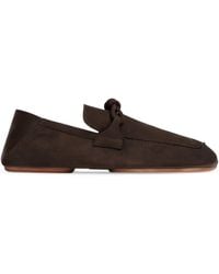 Bottega Veneta - Nubuck Leather Daddy Loafers - Lyst