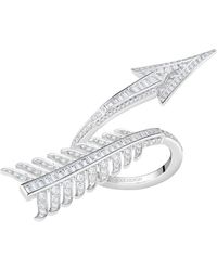Boucheron - And Diamond Nature Triomphante Flèche Ring - Lyst
