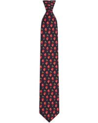 Givenchy - Silk Tulip Tie - Lyst