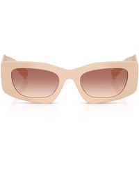 Prada - Irregular Rectangle Sunglasses - Lyst