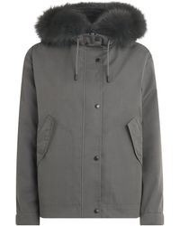 Yves Salomon - Down Fur-Trim Technical Parka Coat - Lyst
