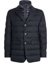 Herno - Silk-Cashmere Quilted Hybrid Jacket - Lyst