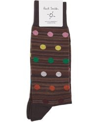 Paul Smith - Cotton-Blend Kinsley Socks - Lyst