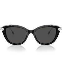 Swarovski - Embellished Sk6010 Sunglasses - Lyst